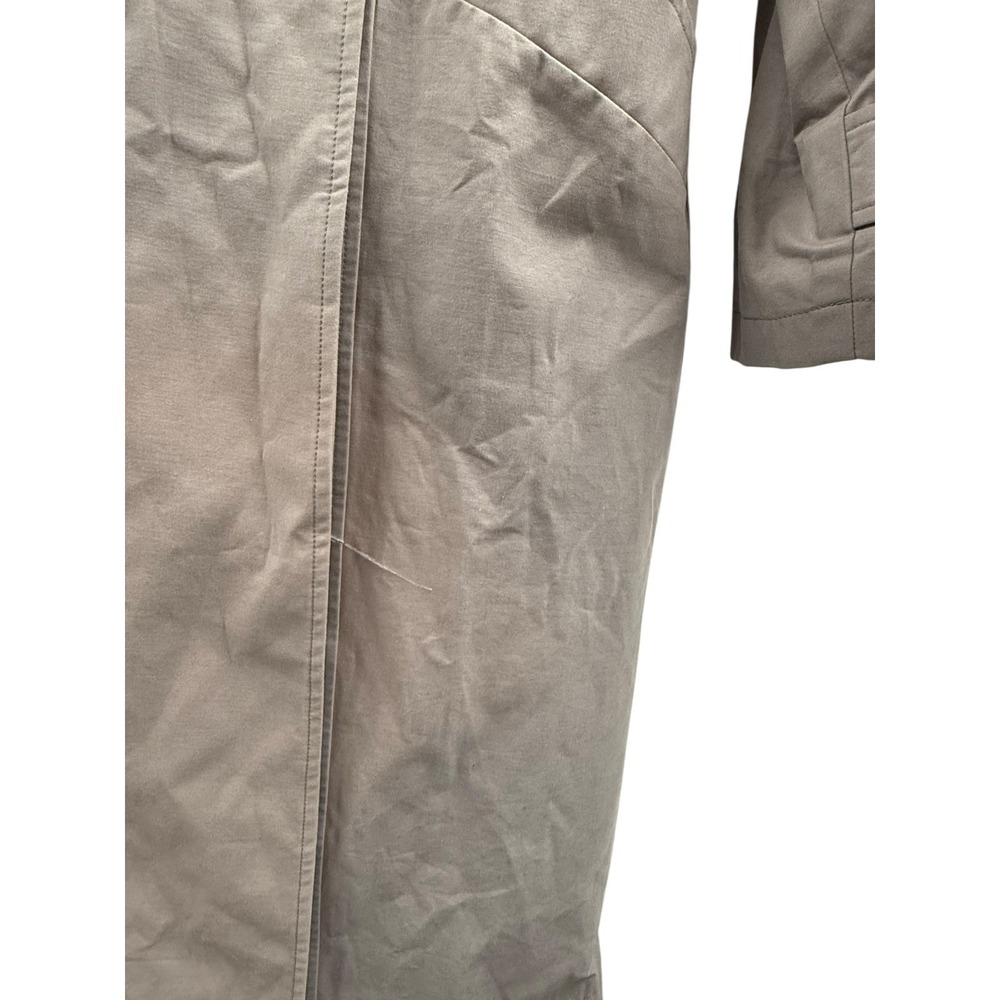 Annie Bing Long Women's Medium Gray Finley Trench Coat *FLAW* - Picture 11 of 12